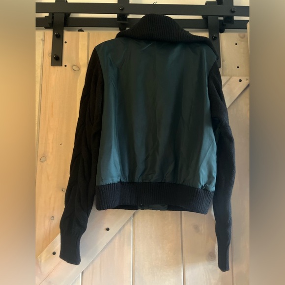 NWT Anthropologie Dolan Sweater Sleeve Bomber Jacket - Picture 8 of 11